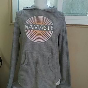 Yoga Namaste pullover hoodie size small